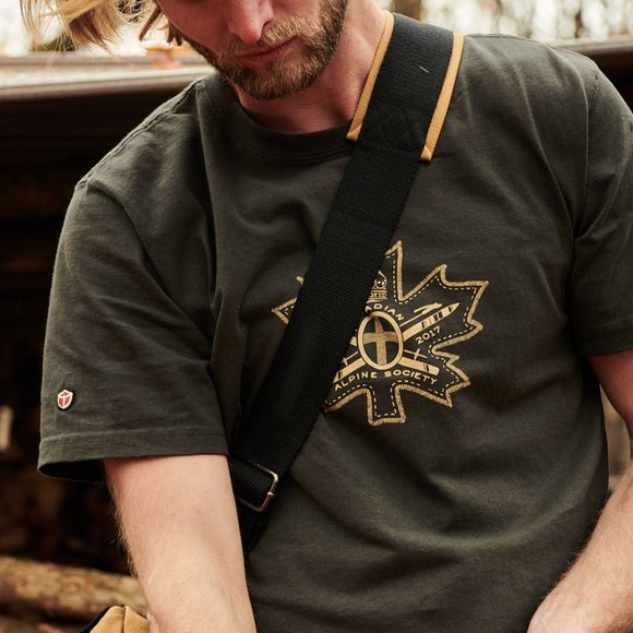 Men's Alpine T-Shirt | Slate Grey | Red Canoe - Picture 3 of 4